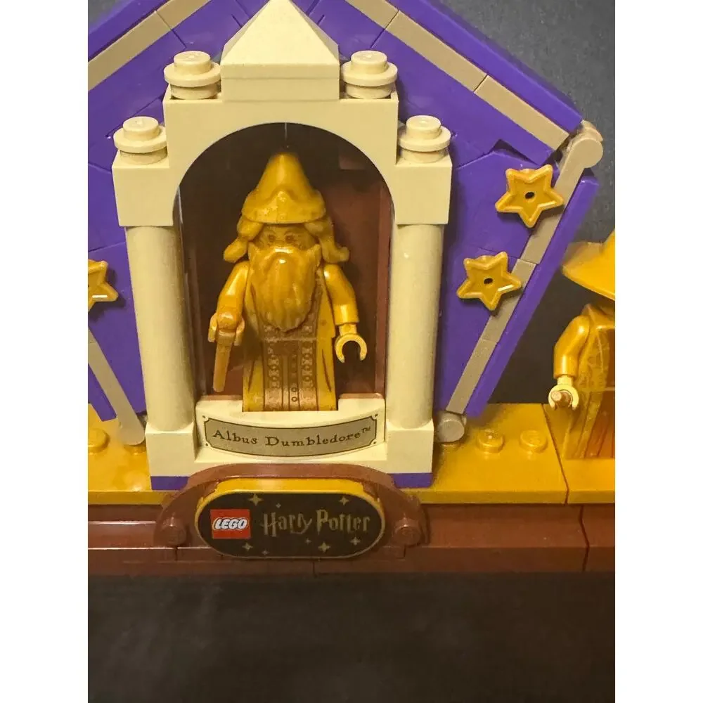 LEGO Harry Potter 20th Anniversary gold figures - set of 3 with stand 76391